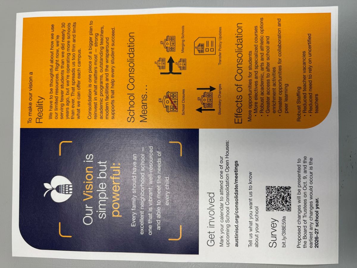 Consolidation Flyer in English