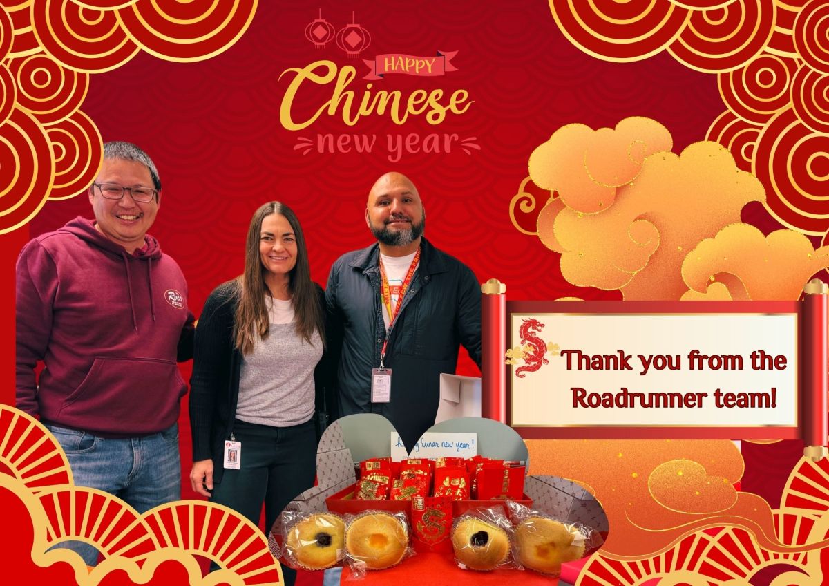 Happy Chinese New Year, Thank you from the Roadrunner Staff.